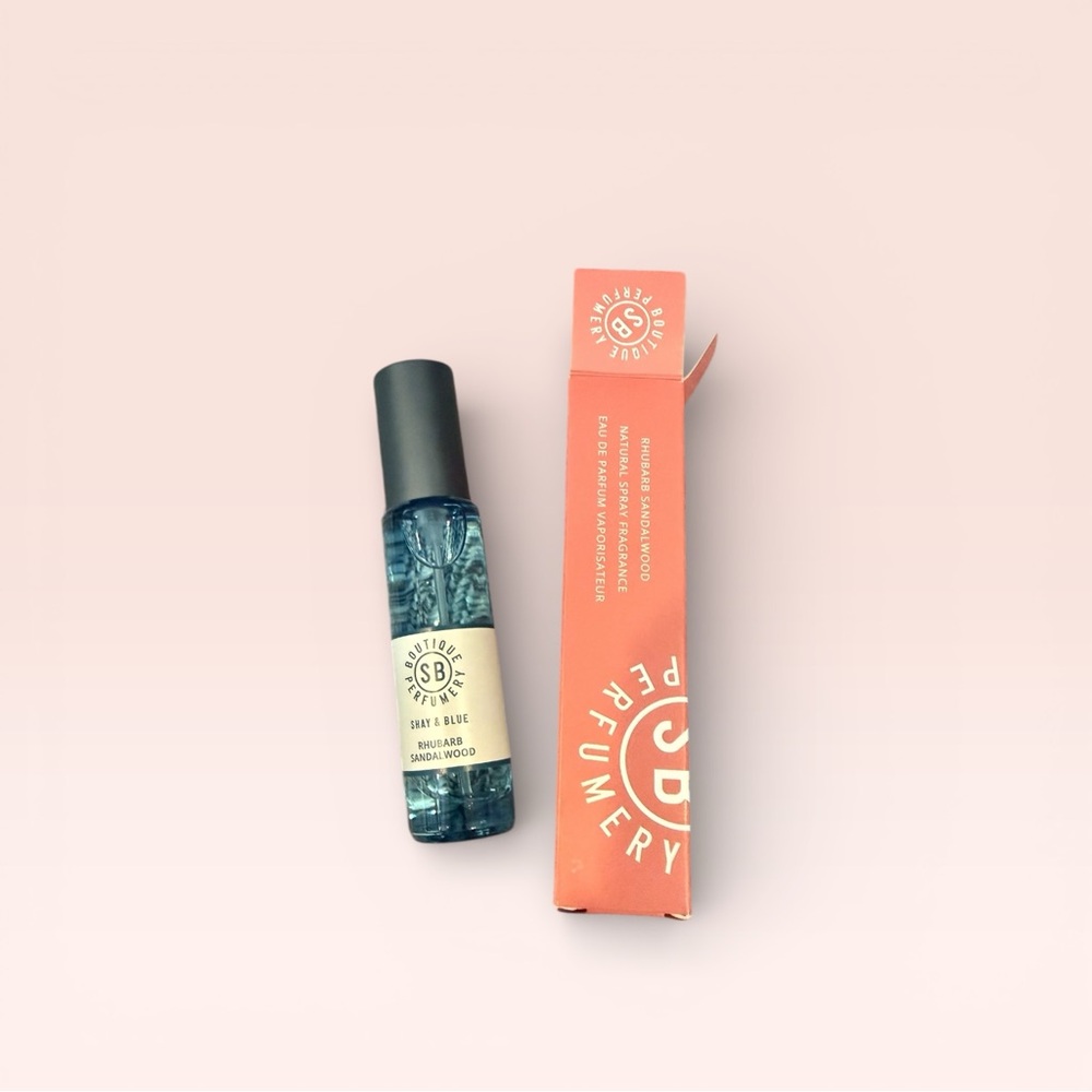 Shay & Blue Rhubarb & Sandalwood Perfume -from the makers of Lilac & Gooseberry